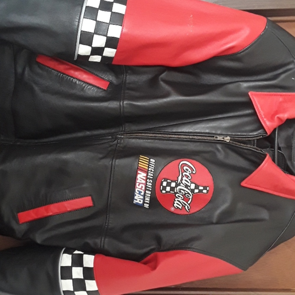 Coke nascar leather